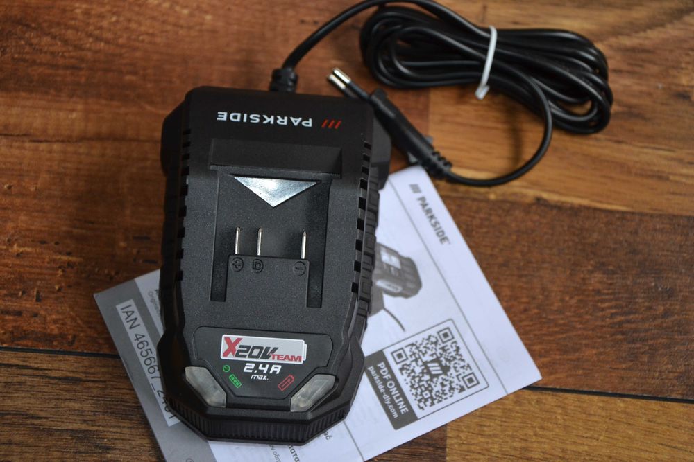 Нови зарядни устройства Parkside за батерии 20V, 2.4A и 4.5A