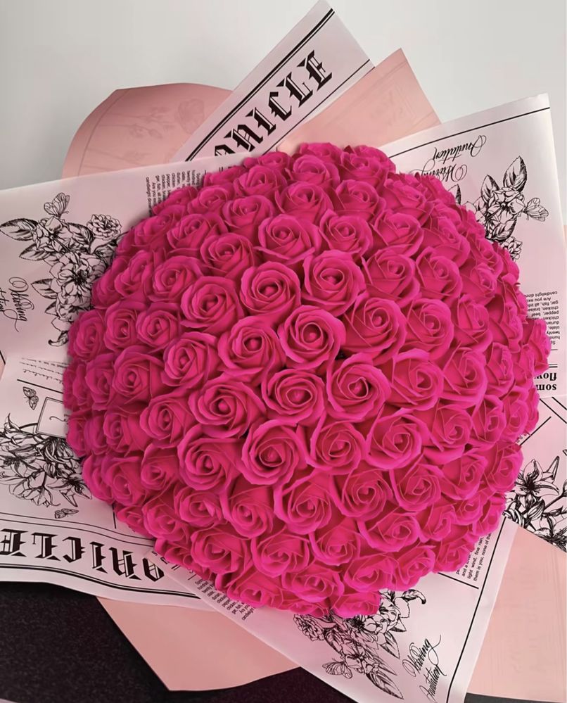 Buchete de flori din sapun personalizate