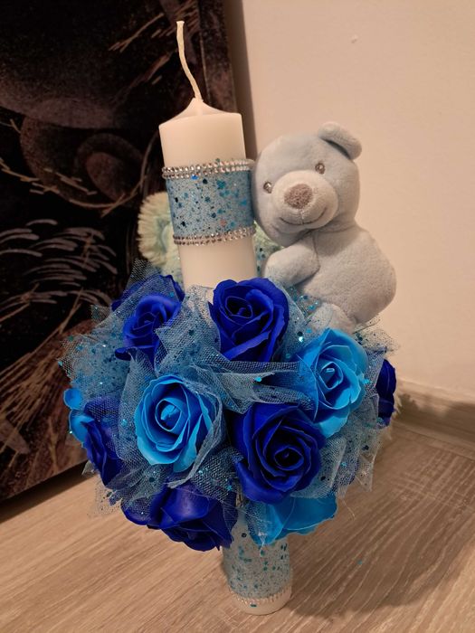 Buchete din trandafiri de sapun,aranjamente din dulciuri,etc