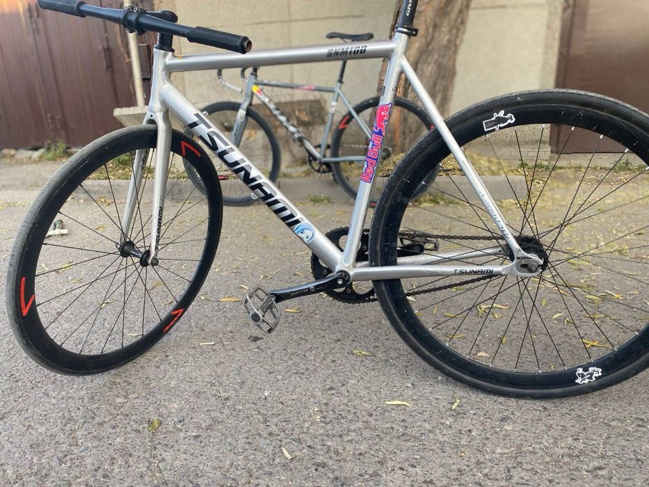 Fixed gear tsunami snm100 фикс шосс спортивный велосипед