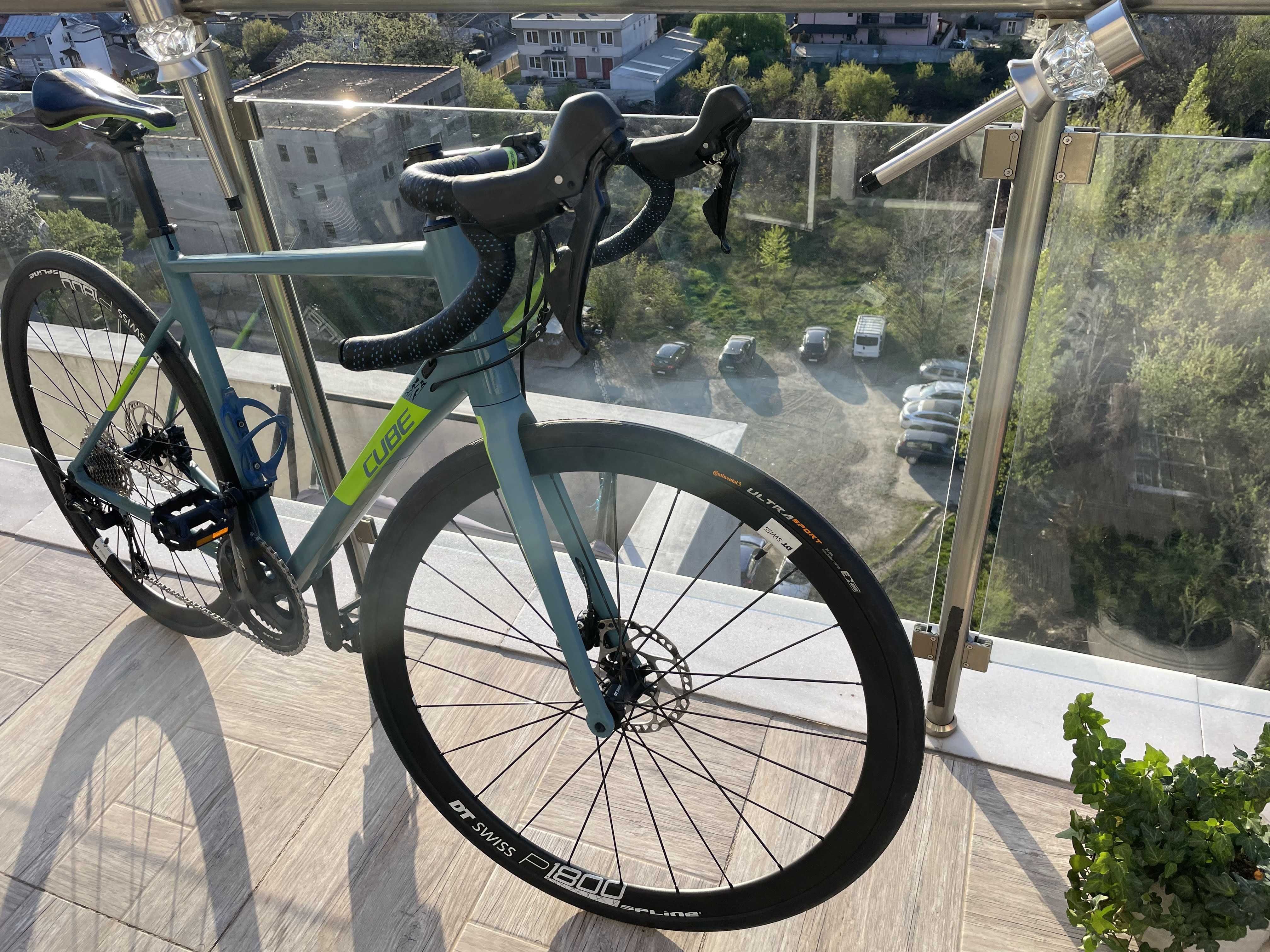 CUBE ATTAIN SL 52CM Bluegrey/Green