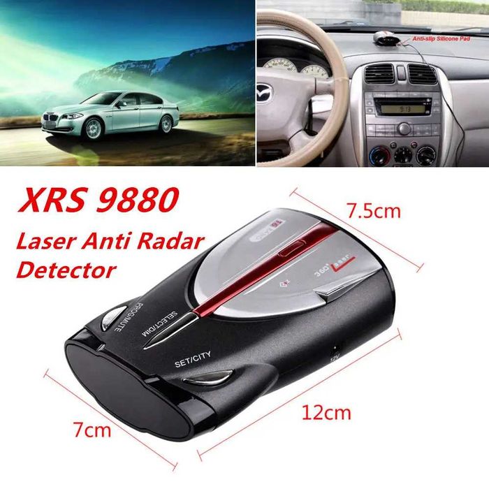 Detector auto radar cu 16 benzi XRS 9880 + LASER