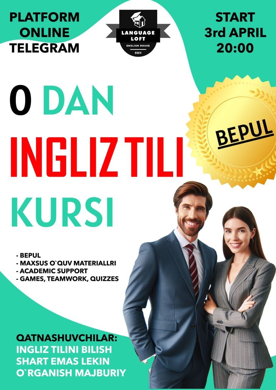 Bepul Online English