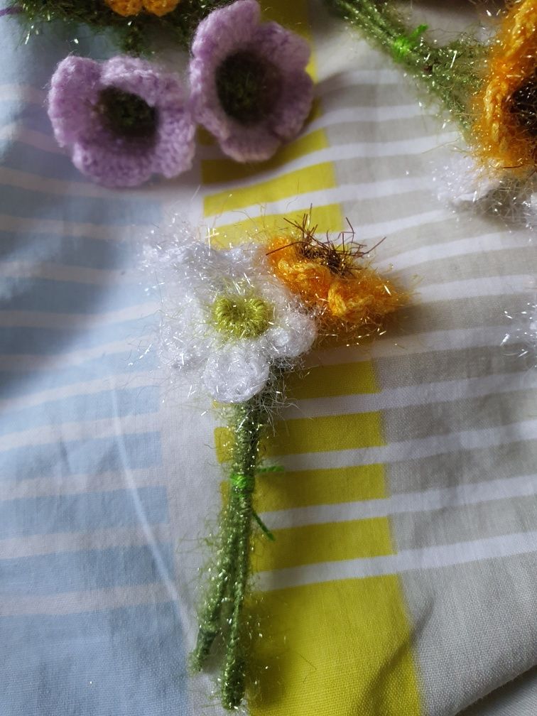 Martisoare Flori crosetate handmade