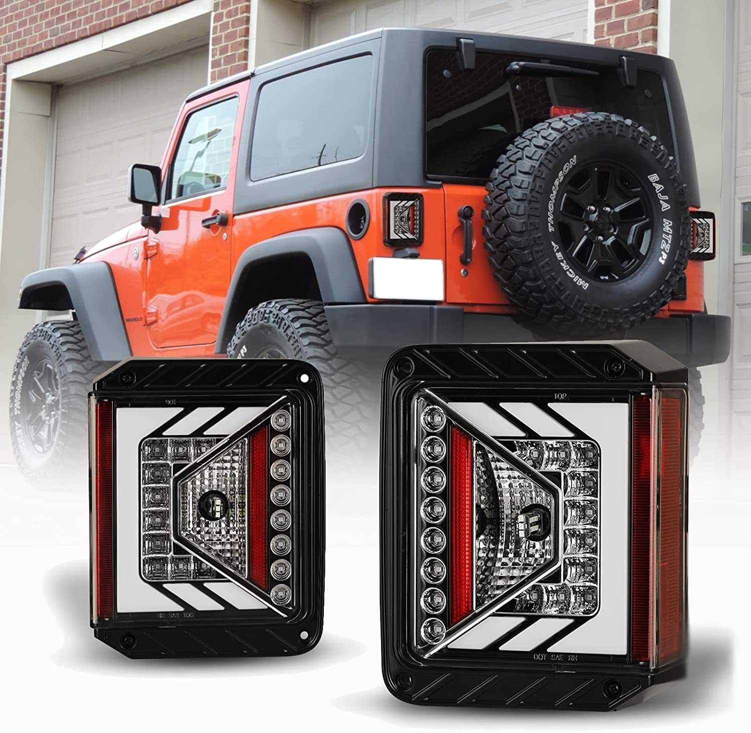 Set Stopuri Jeep Wrangler JK 2007-2017 “INTRUDER”