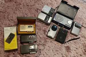 Lot aparate radio / reportofon Sony ,Grundig, Philips,  Sanyo,  Inte