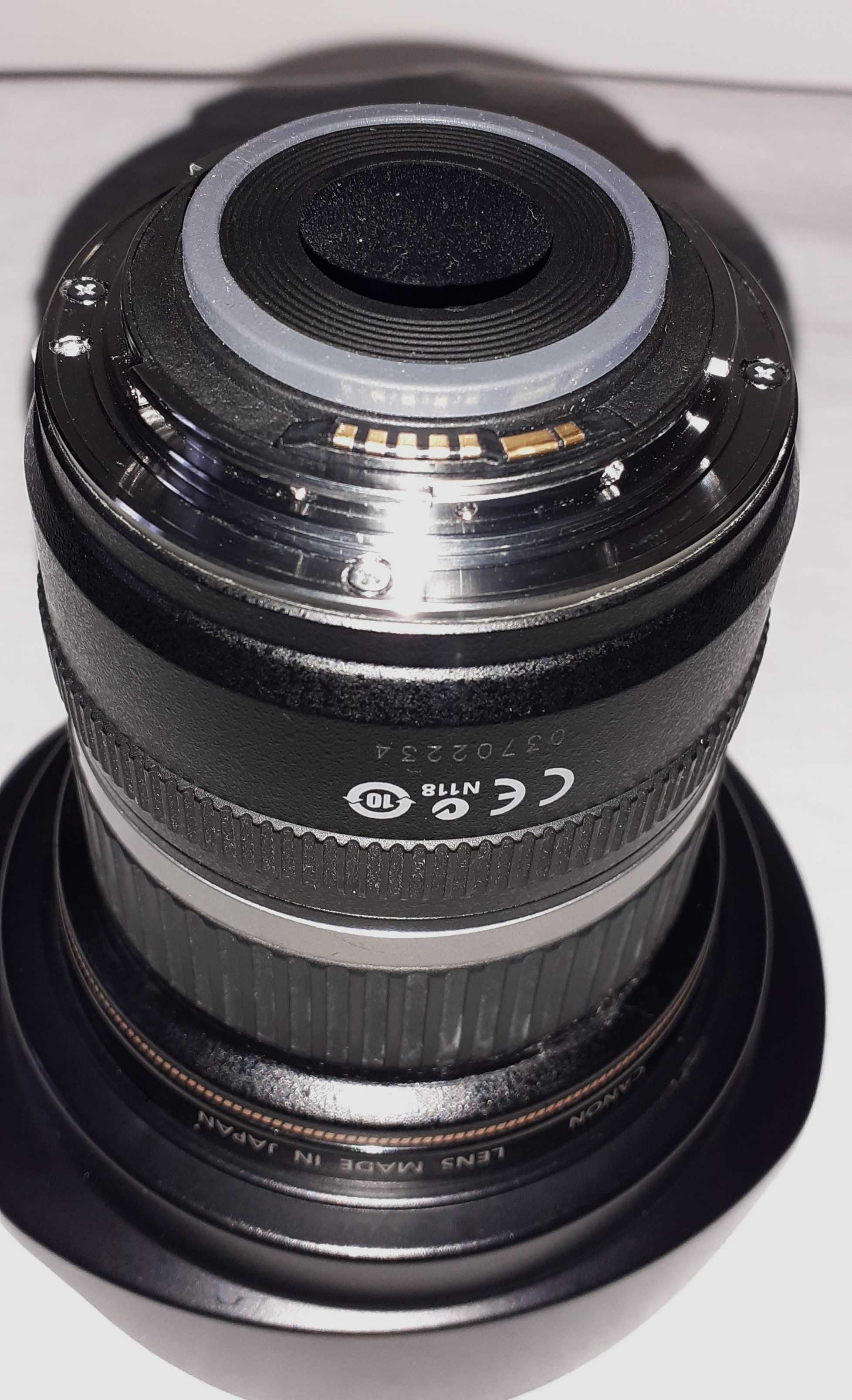 Obiectiv Canon EF-S 10-22 mm + accesorii ,impecabil!!