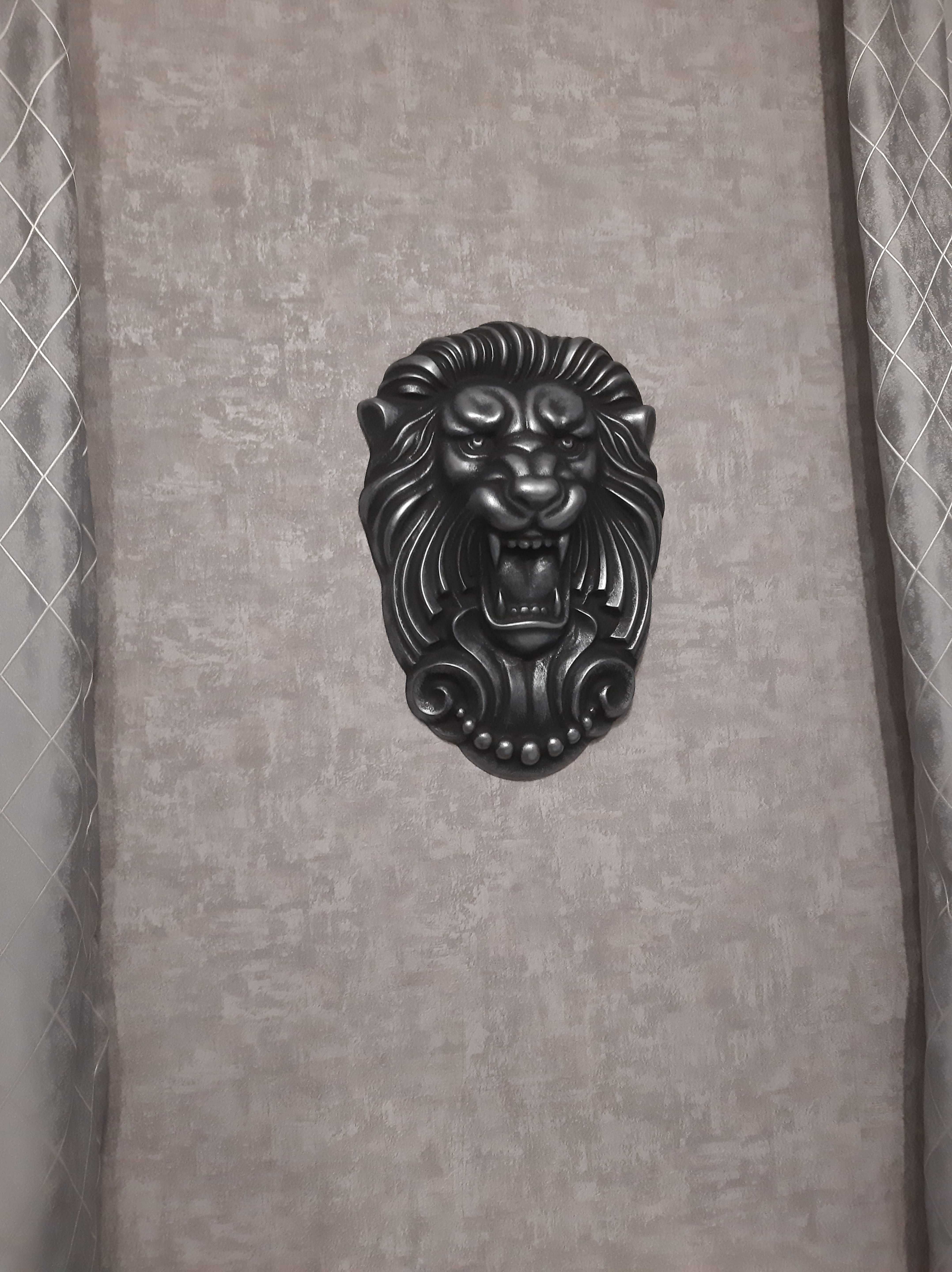 Интерьерная картина "Барельеф Маска льва"