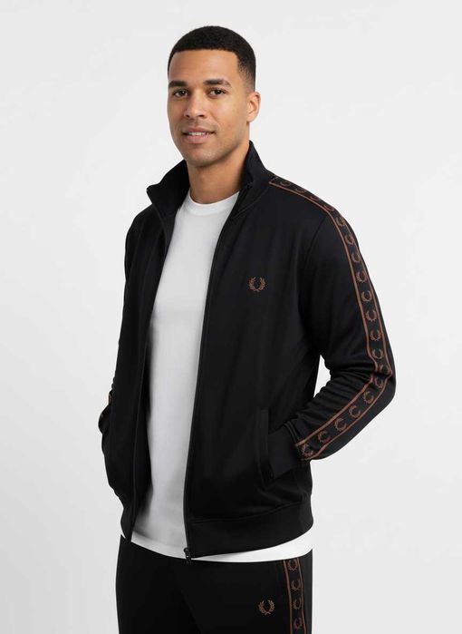 Fred Perry Contrast Tape - Оригинално мъжко горнище размер L