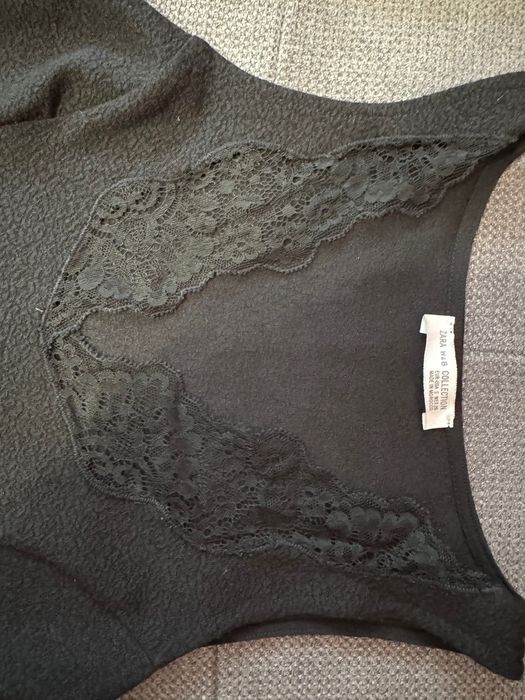 Рокля , Zara , къс ръкав , но плътна материя