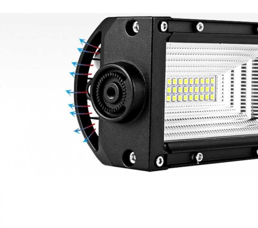 Off Road LED бар, Жълт 60см 120W светодиоди 4x4 Сафари ЛЕД Прожектор