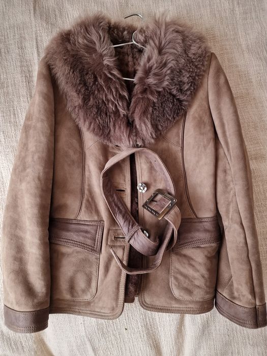 Cojoc de dama cu guler marime 38 Lungime 60cm