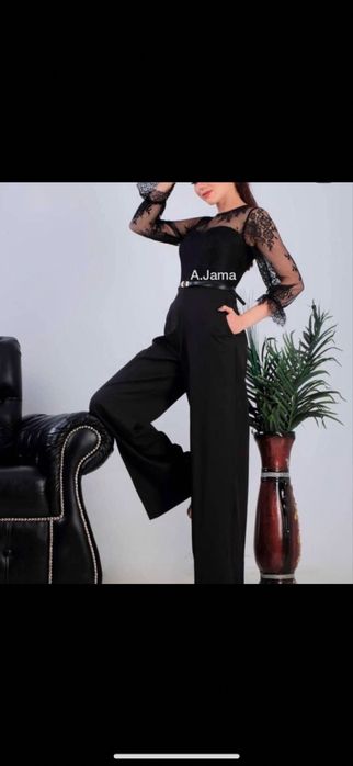 Женский вечерний комбинезон