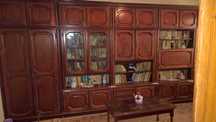 Biblioteca hol sufragerie stejar lemn masiv