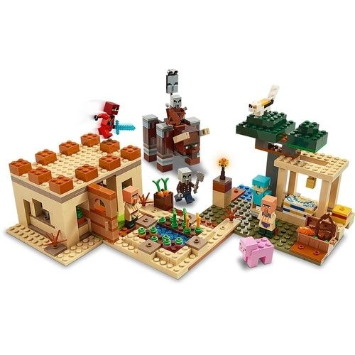 Конструктор LEGO Minecraft Нападение на заболителите