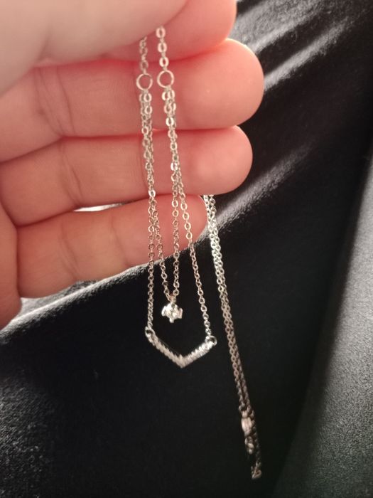 Продам 2 комплекта серебра 925 женские цепочки кольца