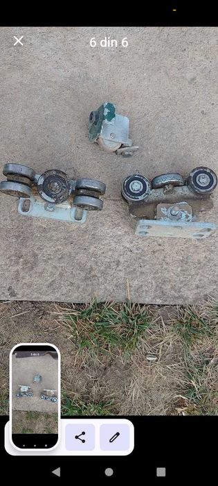 Poartă auto portanta, culisanta pe role