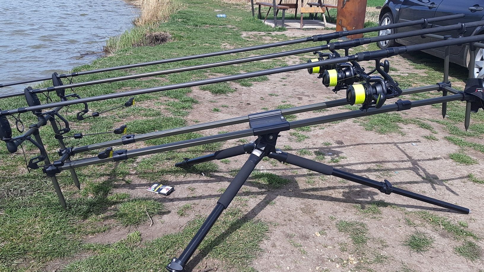 Set pescuit la crap Daiwa Black Widow