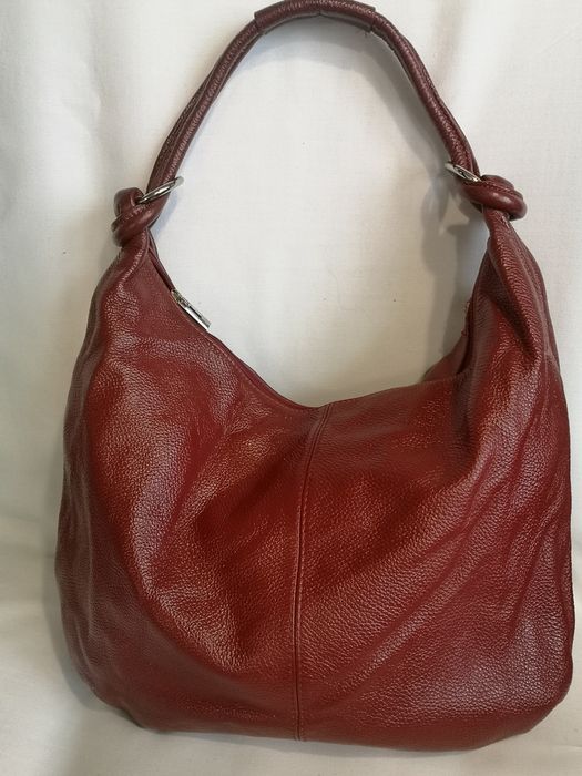 Голяма чанта естествена кожа