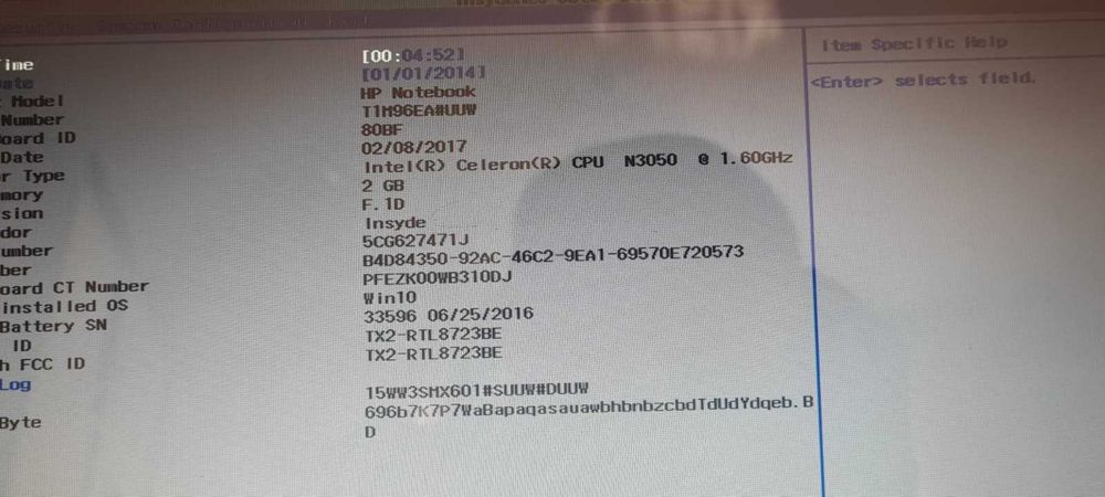 Laptop HP de 14" cu procesor Celeron,2 Gb RAM si 32 Gb stocare