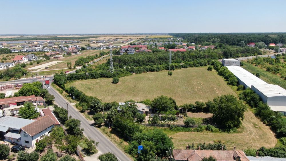Teren de vazare aproape de Bucuresti excelent pentru spatii comerciale