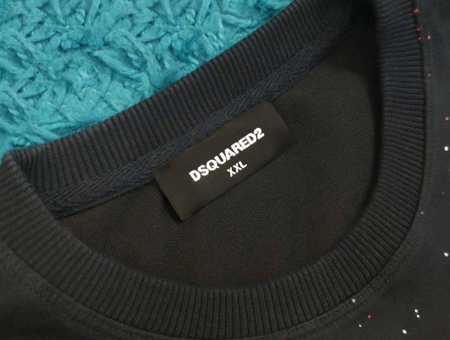 Bluza DSQUARED2 - Black Splattered Paint