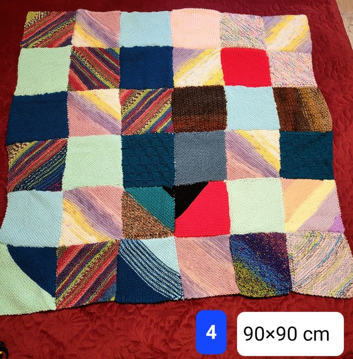 Patura NOUA bebe/copii tricotata handmade dormit plimbare carucior