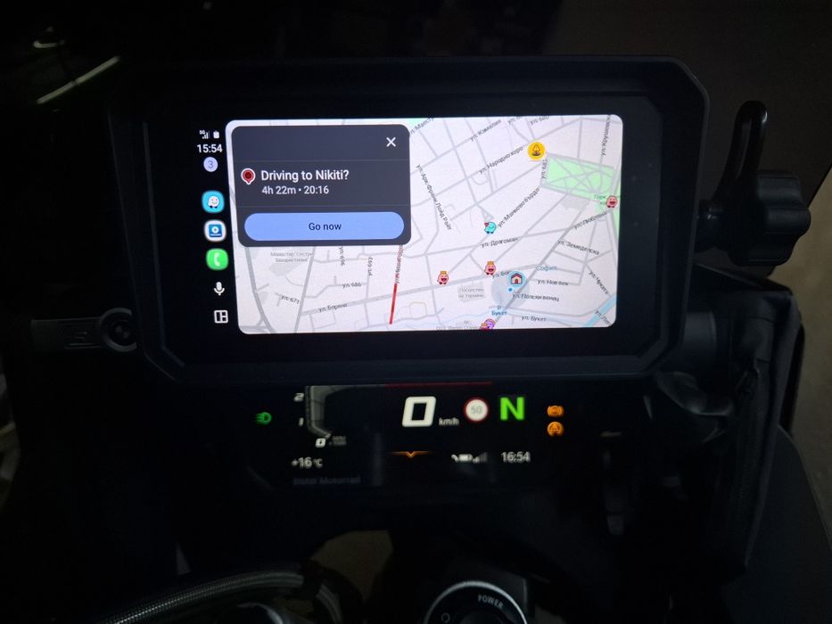 BMW Car Play/Android Autо GPS навигация за мотоциклет 6"  (инча}, Нова