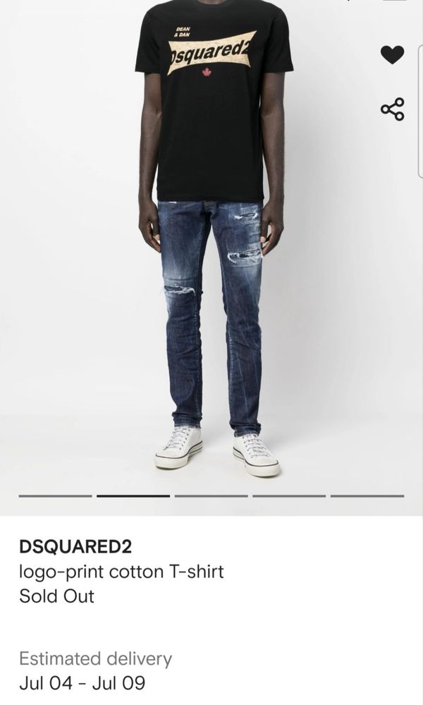 Мъжка оригинална тениска Dsquared2