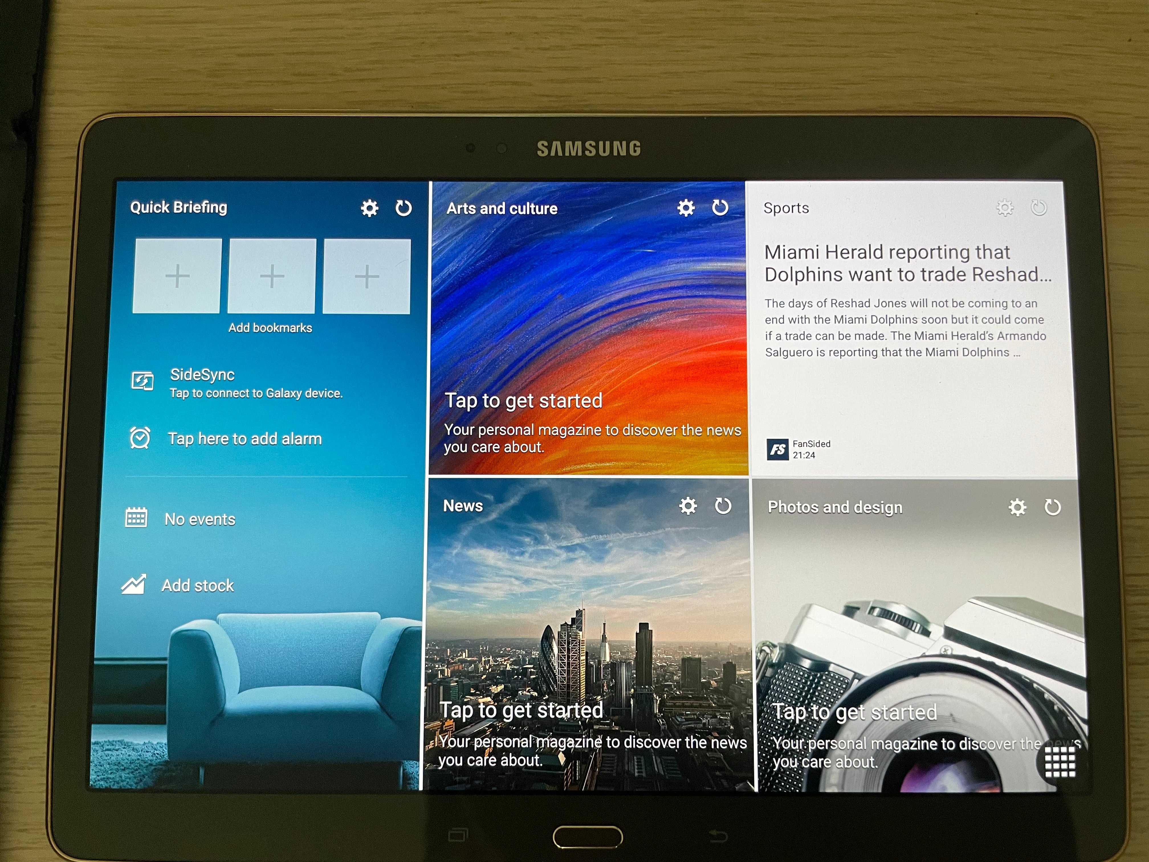Samsung Galaxy Tab S 10.5 LTE (SM-T805) 16GB, бронзов цвят