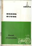 Manual de intretinere  si parti componente Tractor Deutz 7206 (6806)