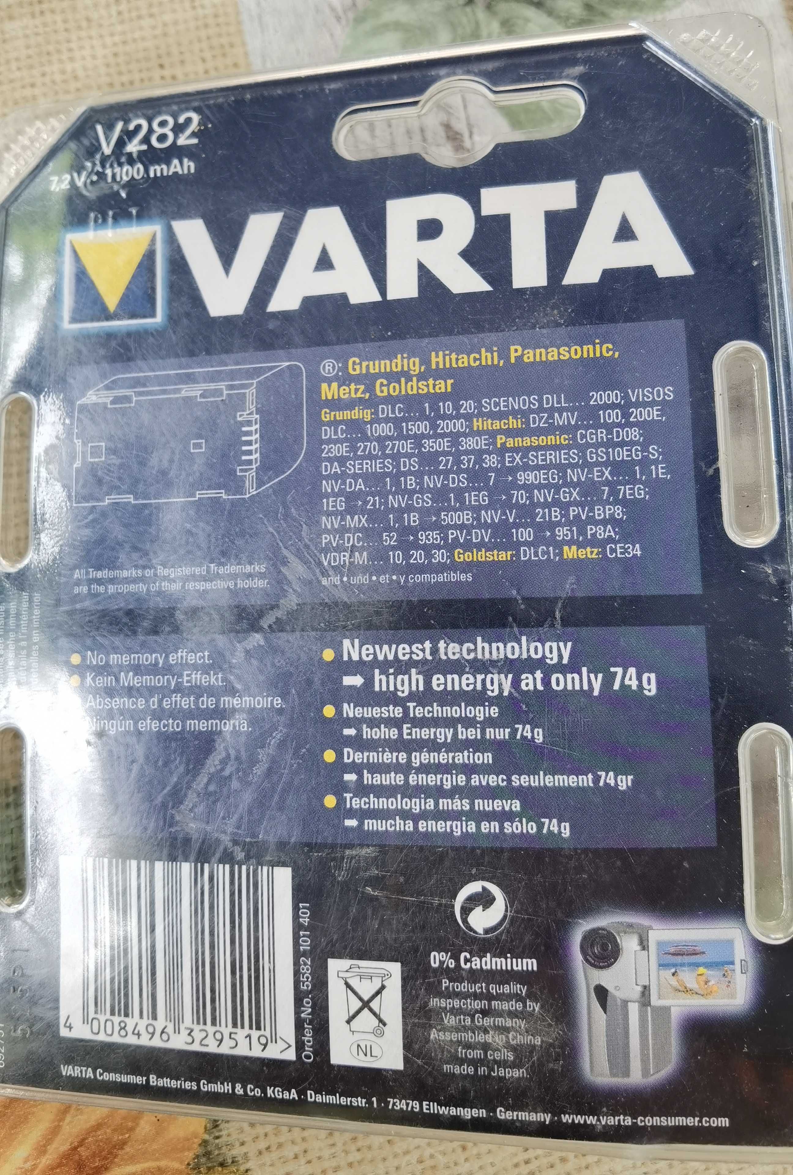 Acumulator Varta v 282