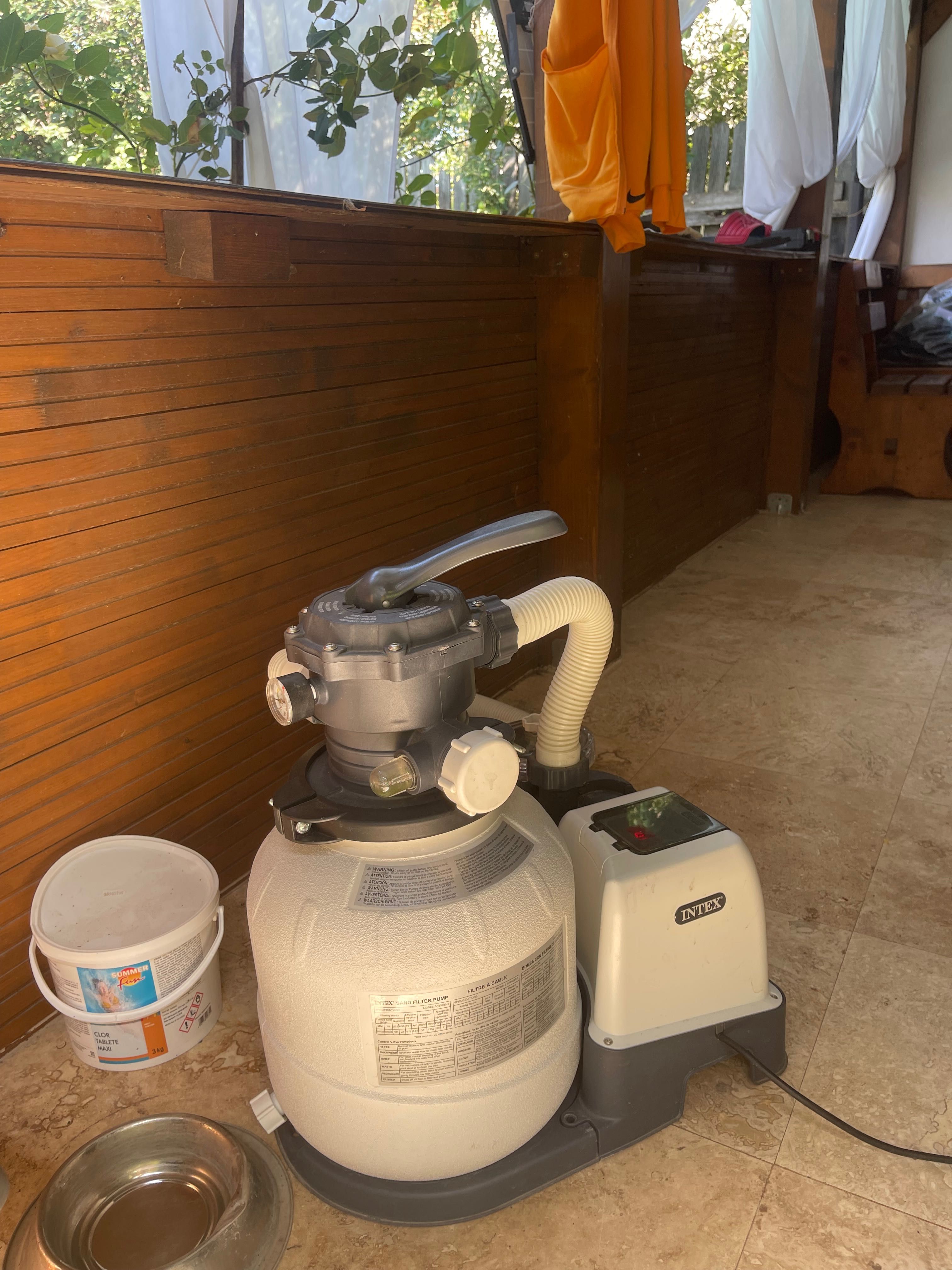 Piscina supraterana intex cu pompa de reciclare