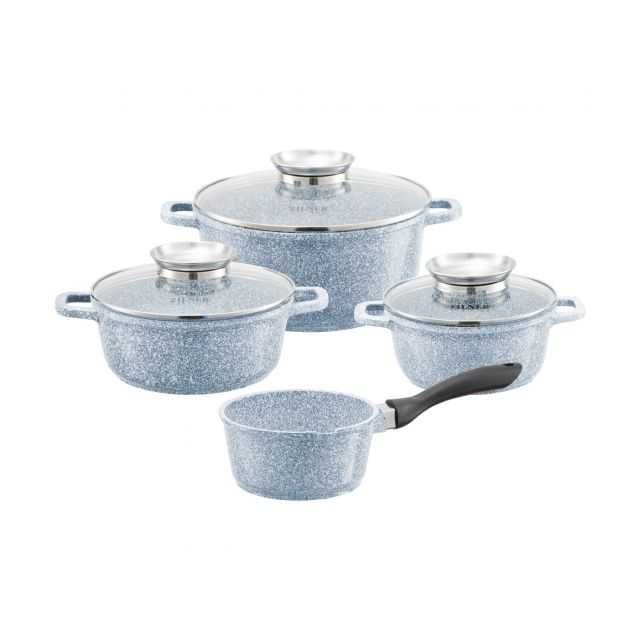 Луксозен комплект съдове за готвене ZILNER ZL-7076, 7 части, Мостра