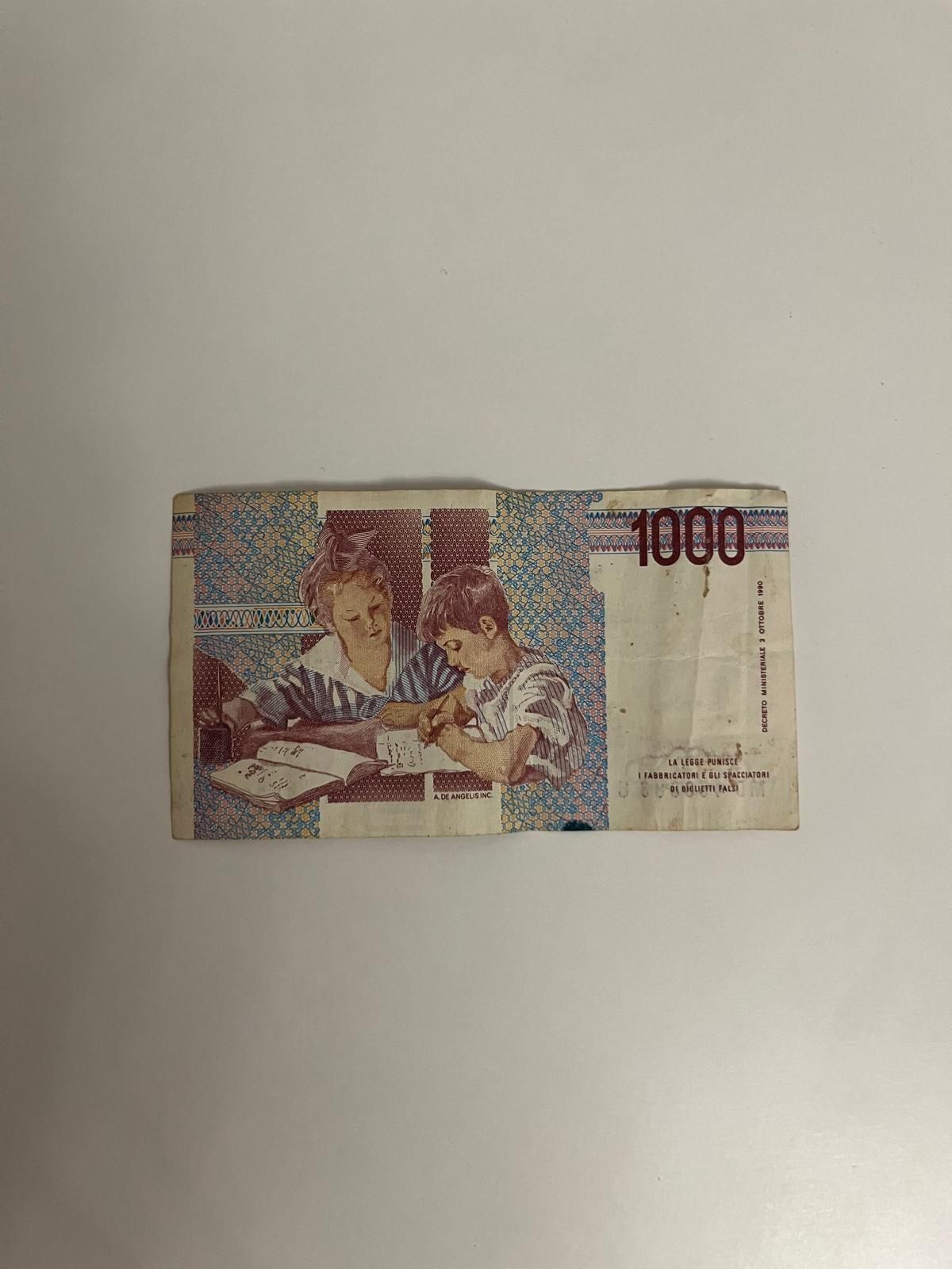 1000 lire italiene