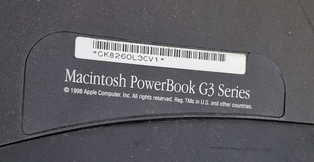 Laptop de colectie Macintosh Powerbook G3 - 1997 - import Germania