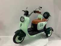 Scuter cu 3 roti si RC, pt. 2 copii, Kinderauto FavorBaby 2x 35W Blue