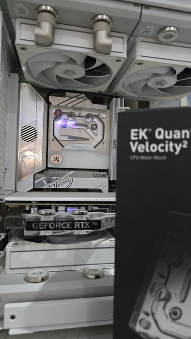 Waterblock CPU EK-Quantum Velocity²  White Edition NOU !!