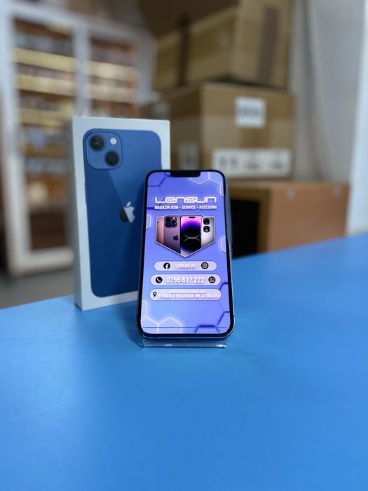 Apple iPhone 13 Box 100%, 128GB, Garantie 12 luni | Lensun