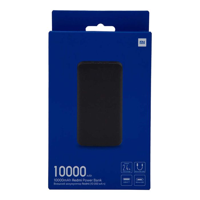 Портативный аккумулятор Xiaomi Redmi Power Bank 10000 mAh Black