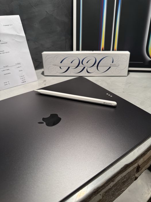 КАТО ЧИСТО НОВ Ipad Pro M4 13” + Apple Pencil Pro