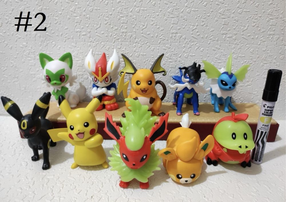 Set cu 5 figurine Pokemon, model 1, NOU