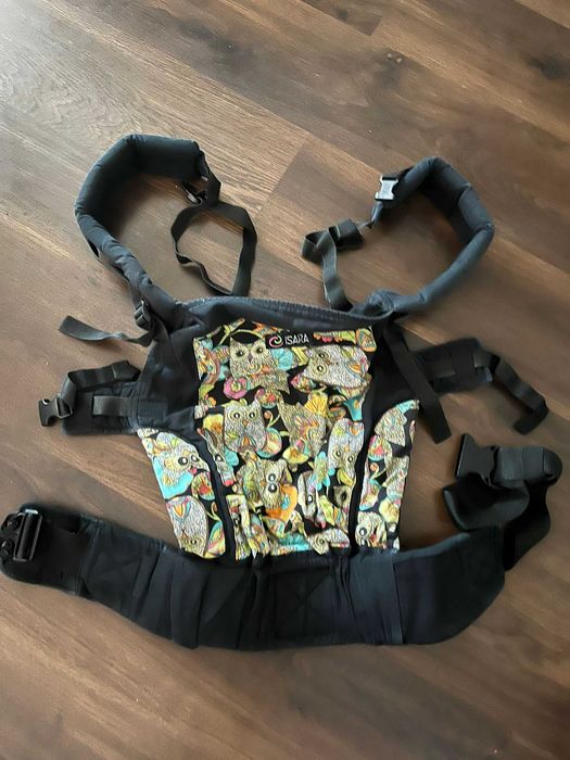 Marsupiu Isara Organic + Husa multifunctionala pt carucior cumparaturi