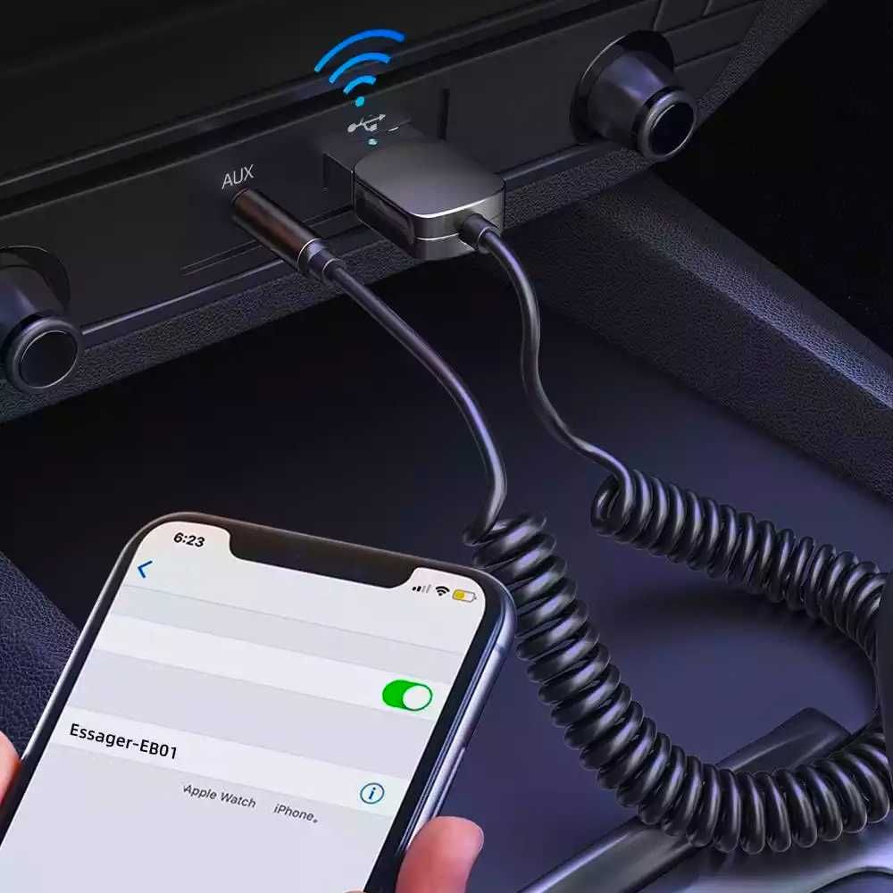 AUX кабел Безжичен Bluetooth 5.0 Аудио адаптер за автомобил