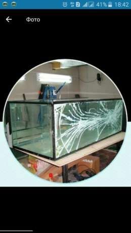 Ремонт аквариум любой часть реставрация аквариумни мебел чистит води