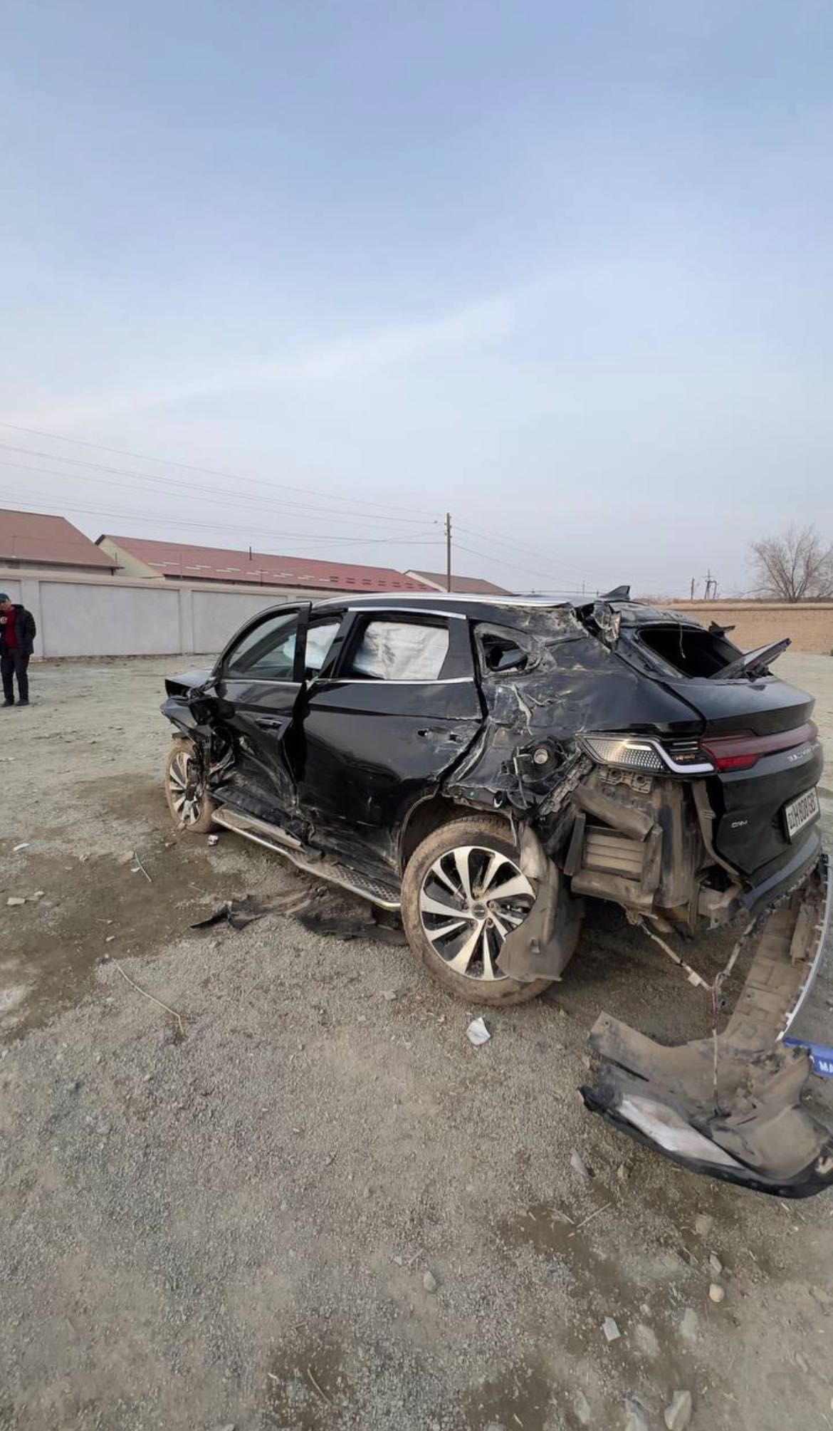 BYD SONG PLUS DM-i CHAMPION после дтп на запчасти
