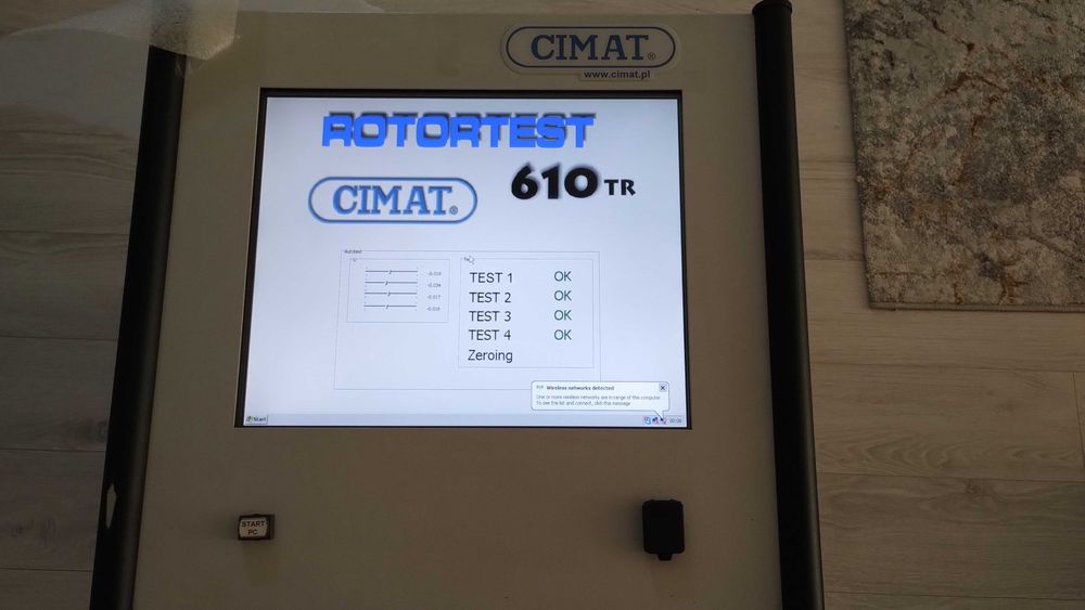 Echipament  reconditionat și echilibrat turbine auto CIMAT TR-610