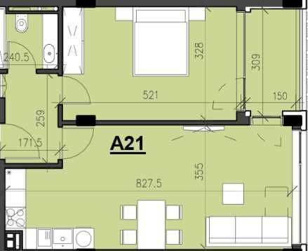 Продава се Двустаен апартамент в Пловдив, Кършияка - 74 кв.м за 1400 €/кв.м - Снимка #2