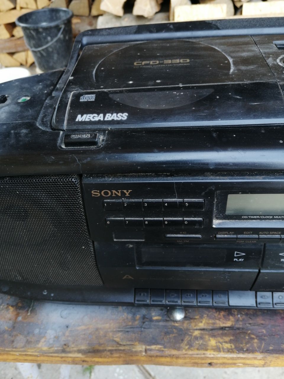 CD radio casetofon Sony cfd 330