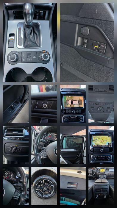 Vw touareg R-Line 3.0TDI 245cp/panoramic/perne aer/automat/camere 360°